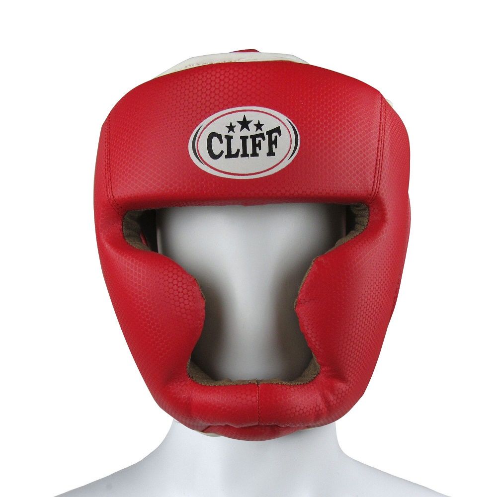 Шлем боксерский CLIFF Cristal тренировочный  красный
