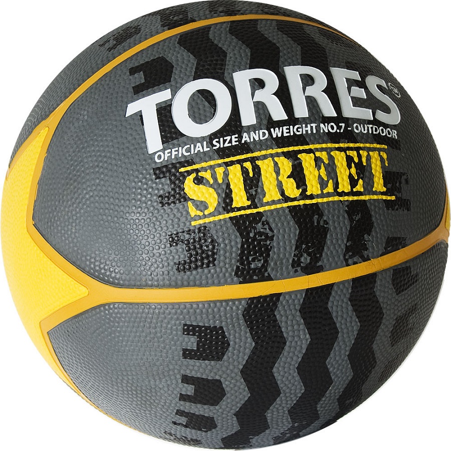 Мяч баскетбольный TORRES Street р.7 резина